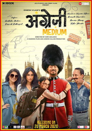 Angrezi Medium 2020 Pre DVDRip 400Mb Full Hindi Movie Download 480p