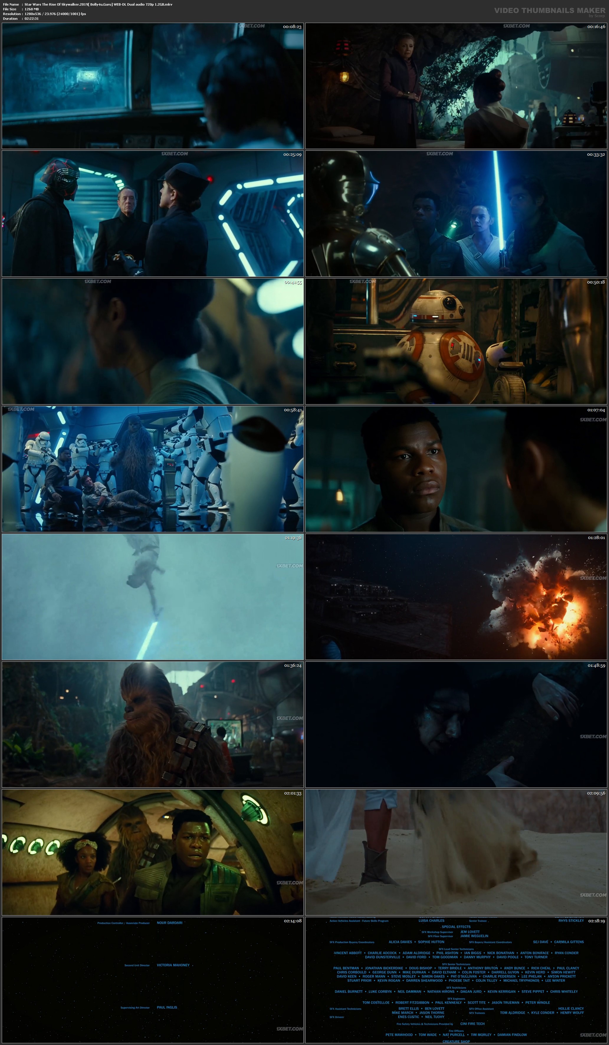 Star Wars The Rise Of Skywalker 2019 WEB-DL 1.2GB Hindi Dual Audio 720p Download