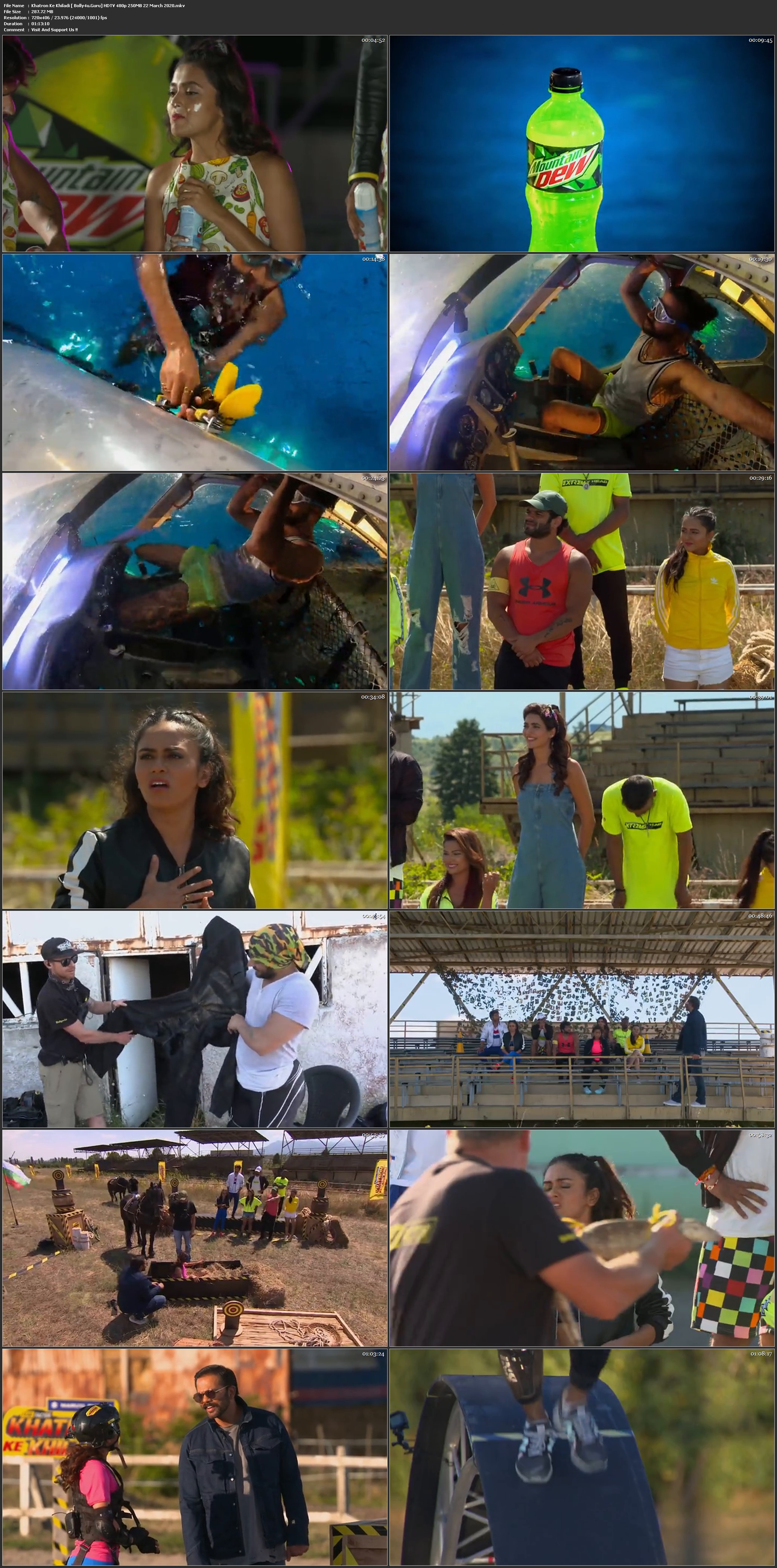 Khatron Ke Khiladi HDTV 480p 250MB 22 March 2020 Download