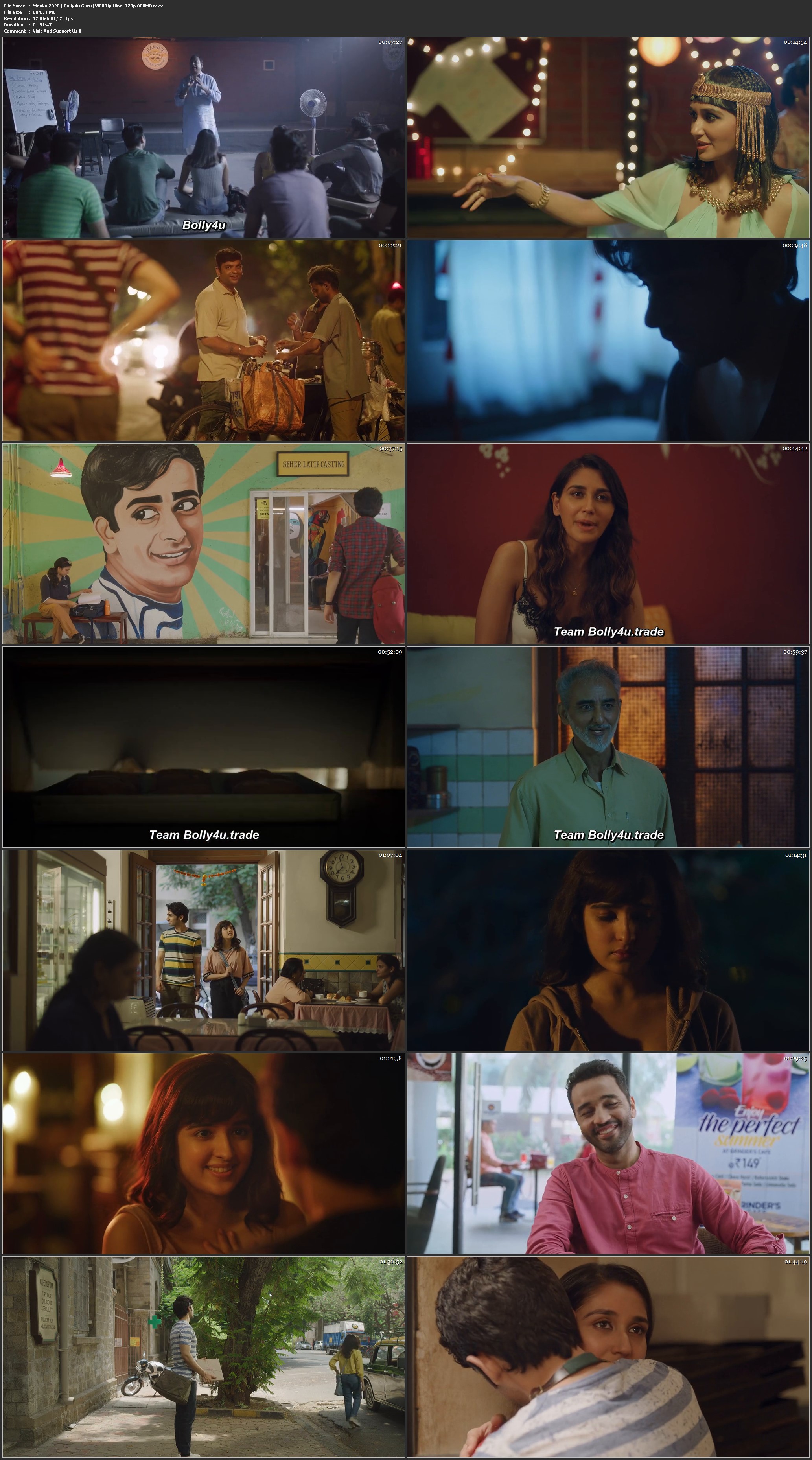 Maska 2020 WEBRip 800Mb Full Hindi Movie Download 720p