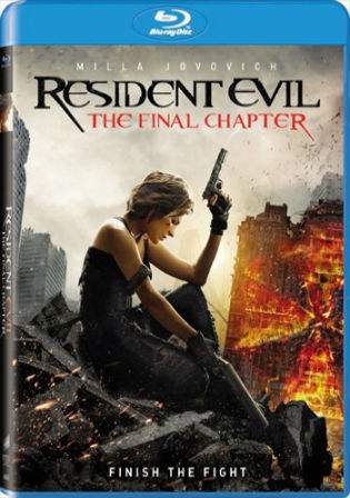Resident Evil The Final Chapter 2016 BRRip 800Mb Hindi Dual Audio 720p