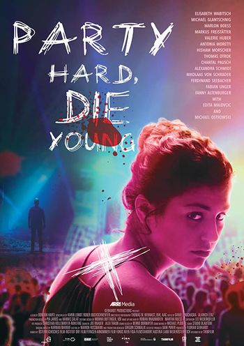 Party Hard Die Young (2018) English WEBRip 720p [Hindi (Subs)]