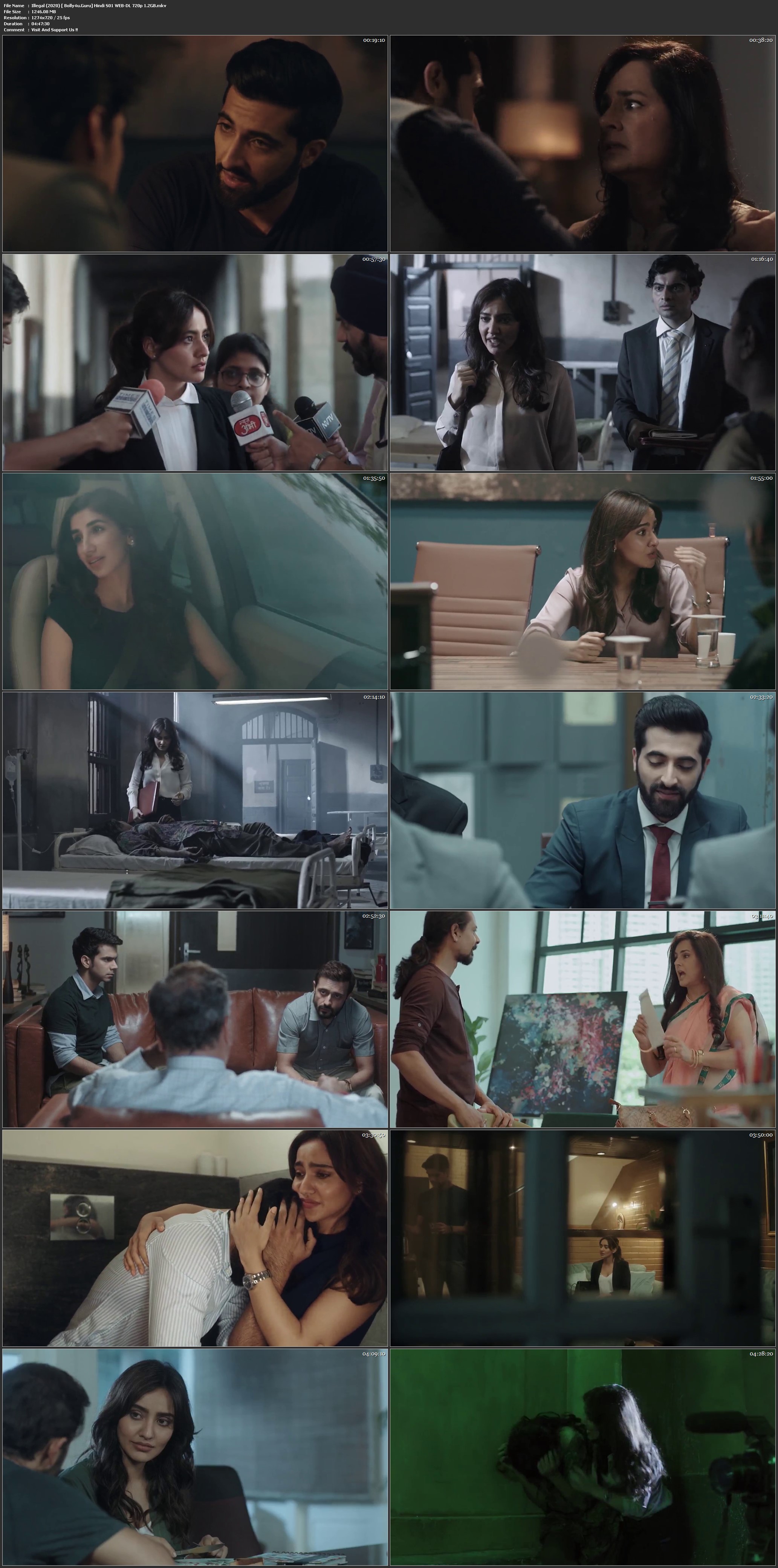Illegal 2020 WEB-DL 1.2GB Hindi Complete S01 Download 720p