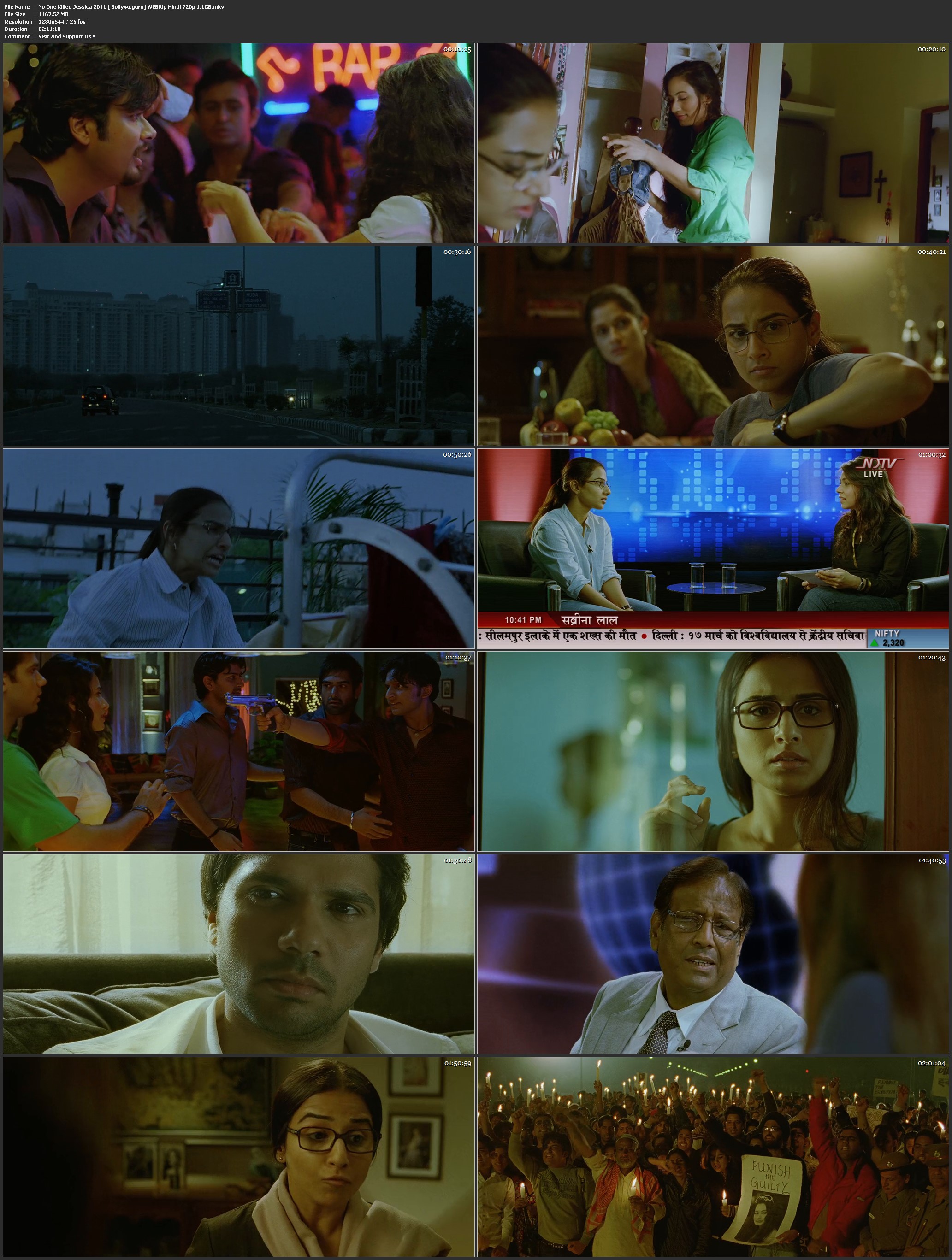 No One Killed Jessica 2011 WEBRip 1.1GB Hindi Movie Download 720p