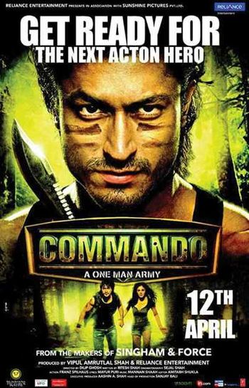 Commando (2013) Hindi DVDRip 720p & 480p x264 | Full Movie