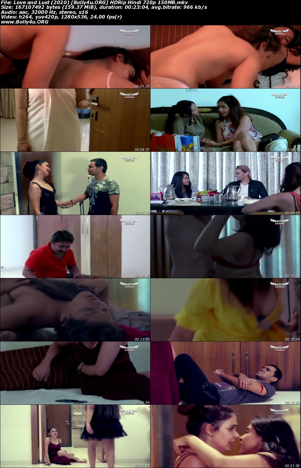 Love and Lust 2020 HDRip 150MB Hindi 720p Download