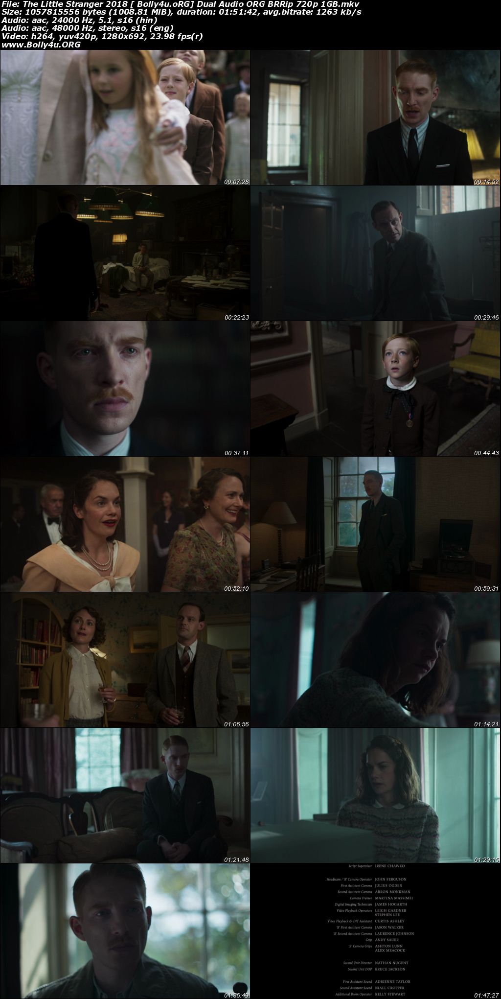 The Little Stranger 2018 BRRip 1GB Hindi Dual Audio ORG 720p Download