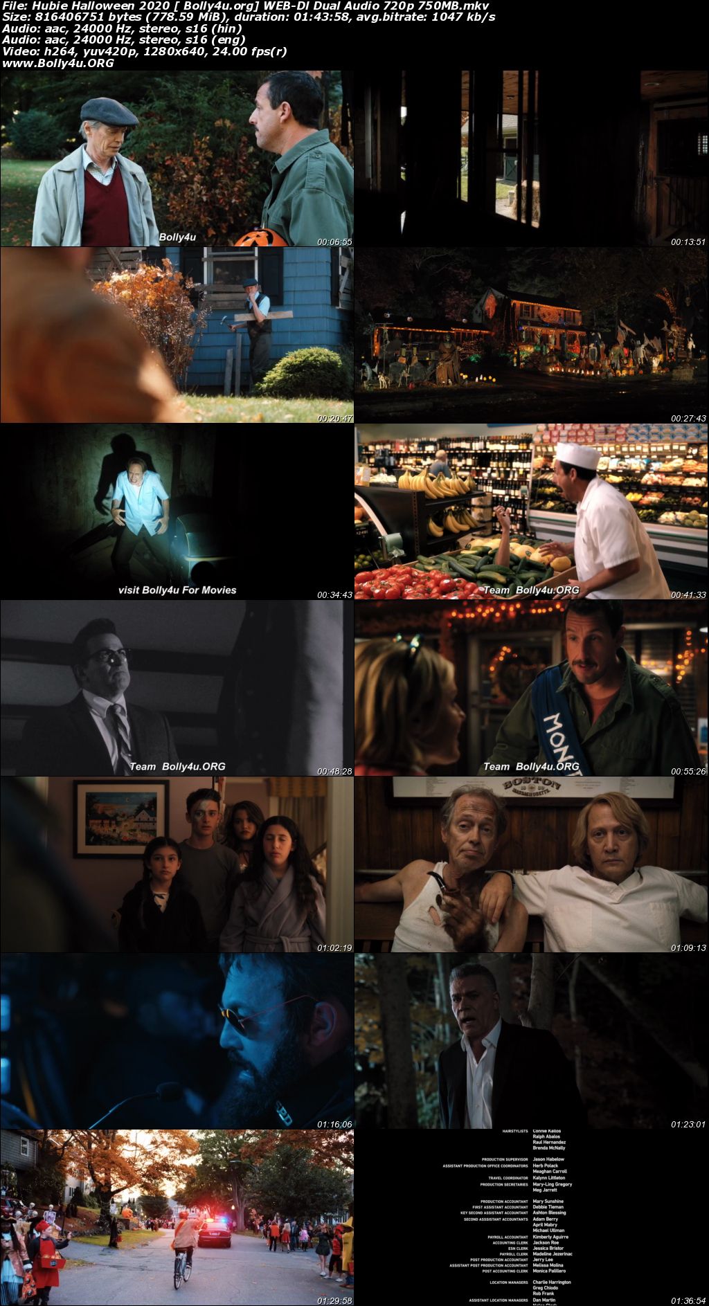 Hubie Halloween 2020 WEB-DL 750Mb Hindi Dual Audio 720p Download