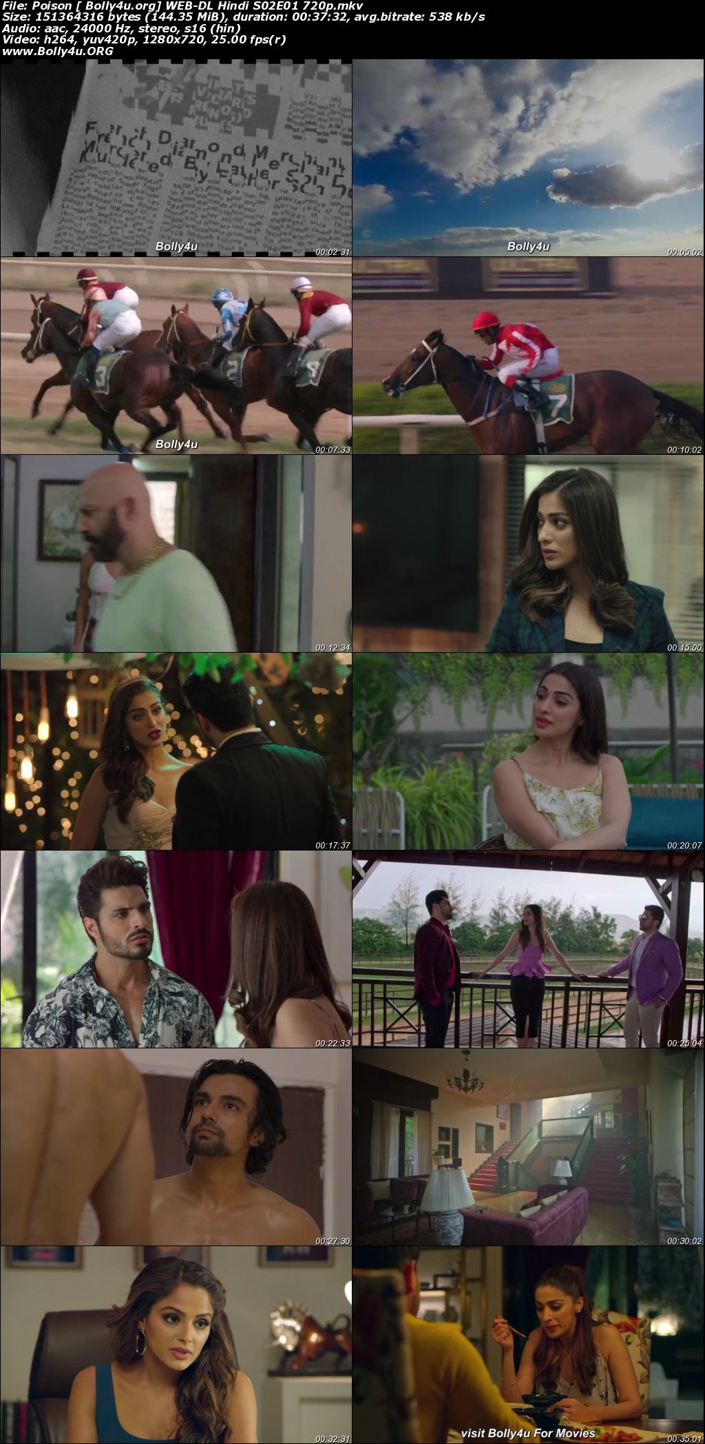 Poison 2020 WEB-DL Hindi Complete S02 Download 720p