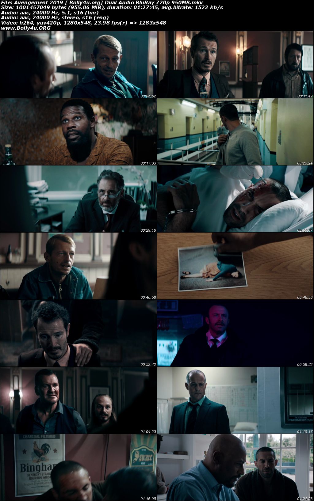 Avengement 2019 BluRay 950Mb Hindi Dual Audio 720p Download