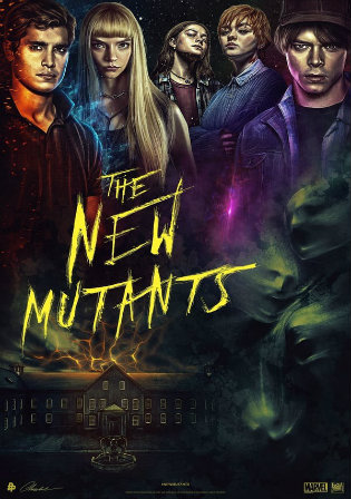 The New Mutants 2020 BRRip 300MB English 480p ESub Watch Online Full Movie Download bolly4u
