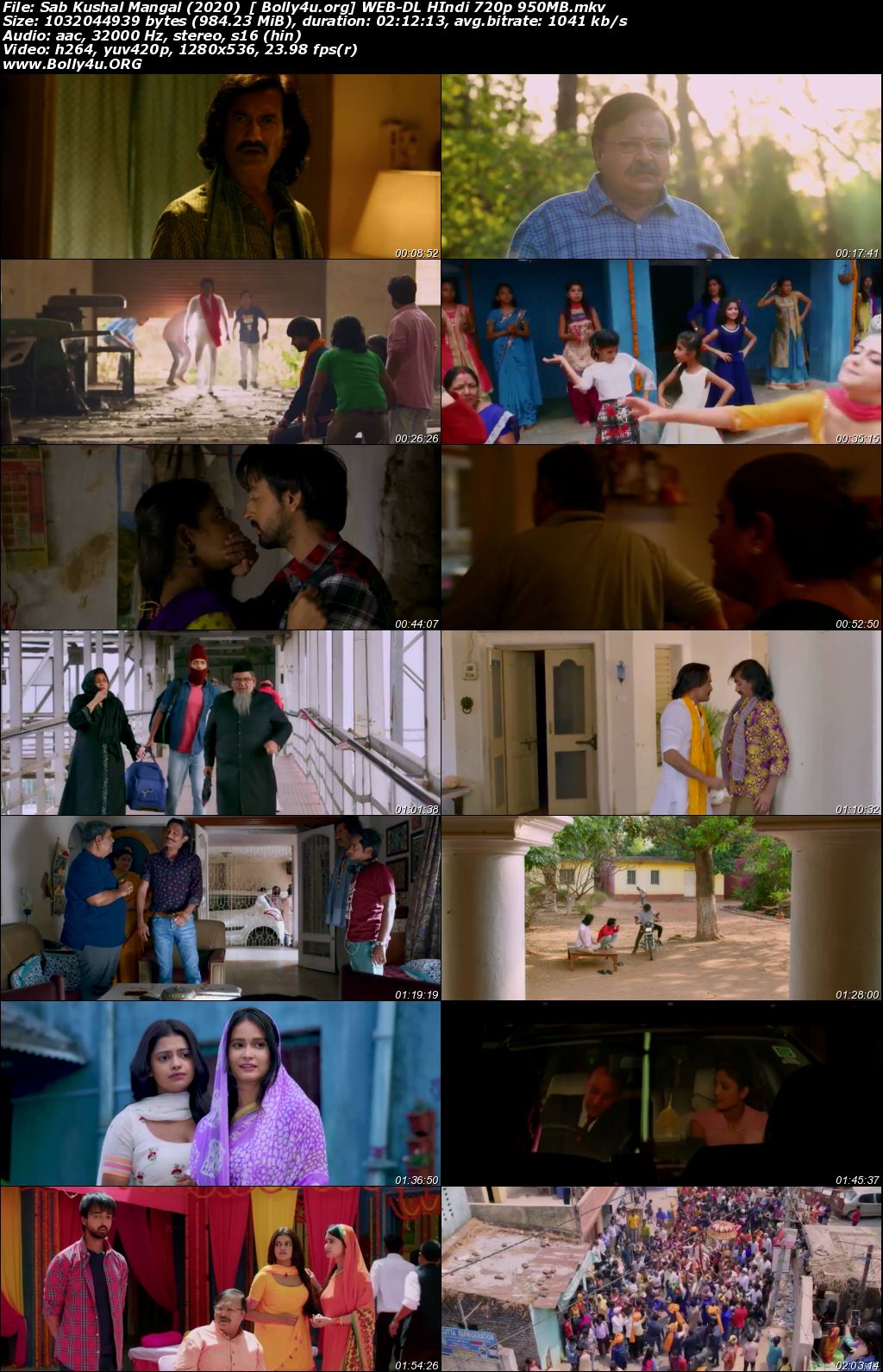 Sab Kushal Mangal 2020 WEB-DL 950Mb Hindi Movie Download 720p