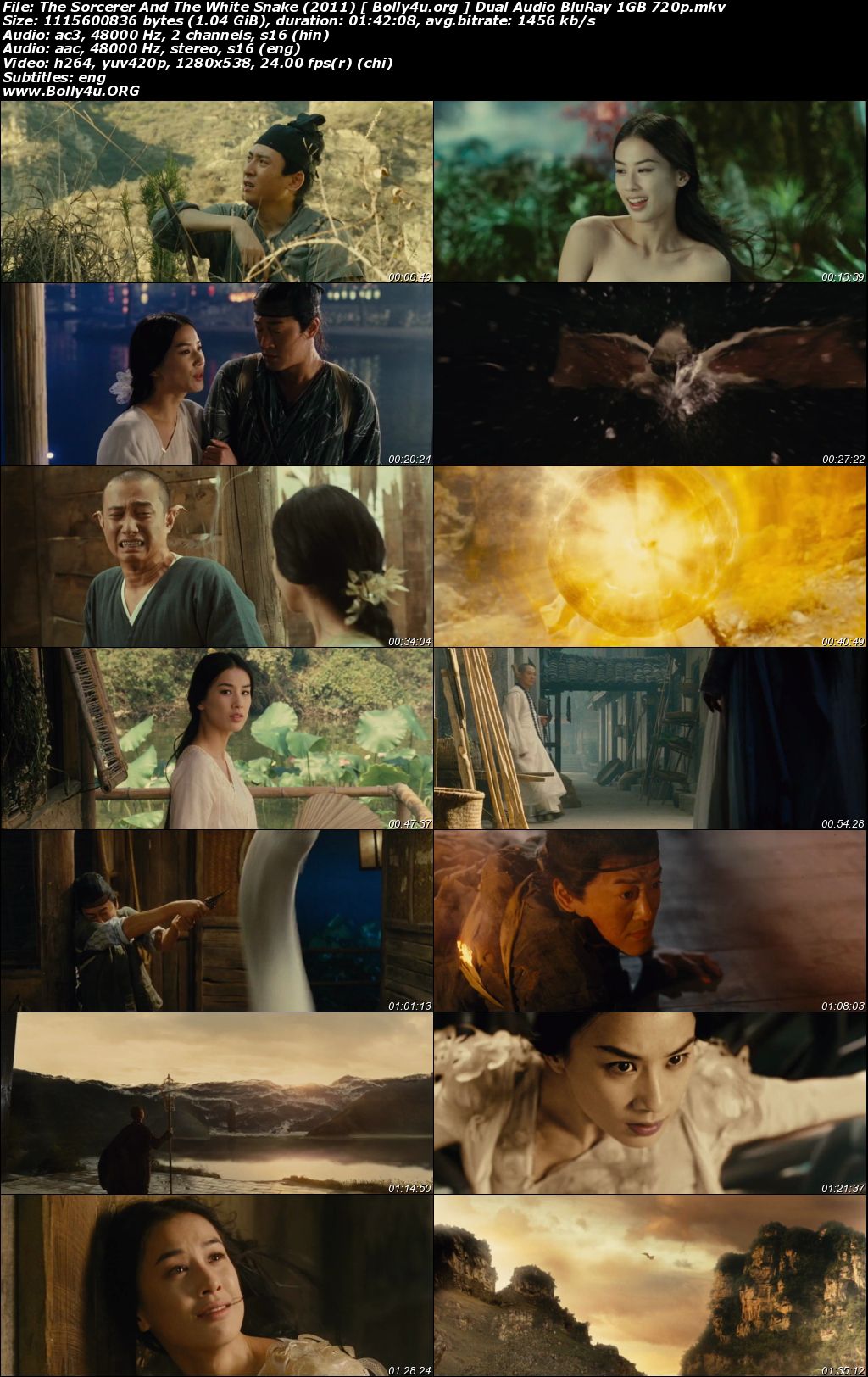 The Sorcerer and the White Snake 2011 BluRay 1GB Hindi Dual Audio 720p Download