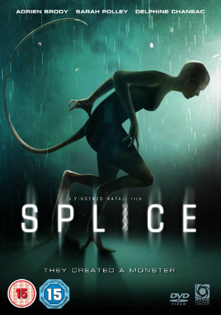 Splice 2009 BRRip 300MB UNRATED Hindi Dual Audio 480p