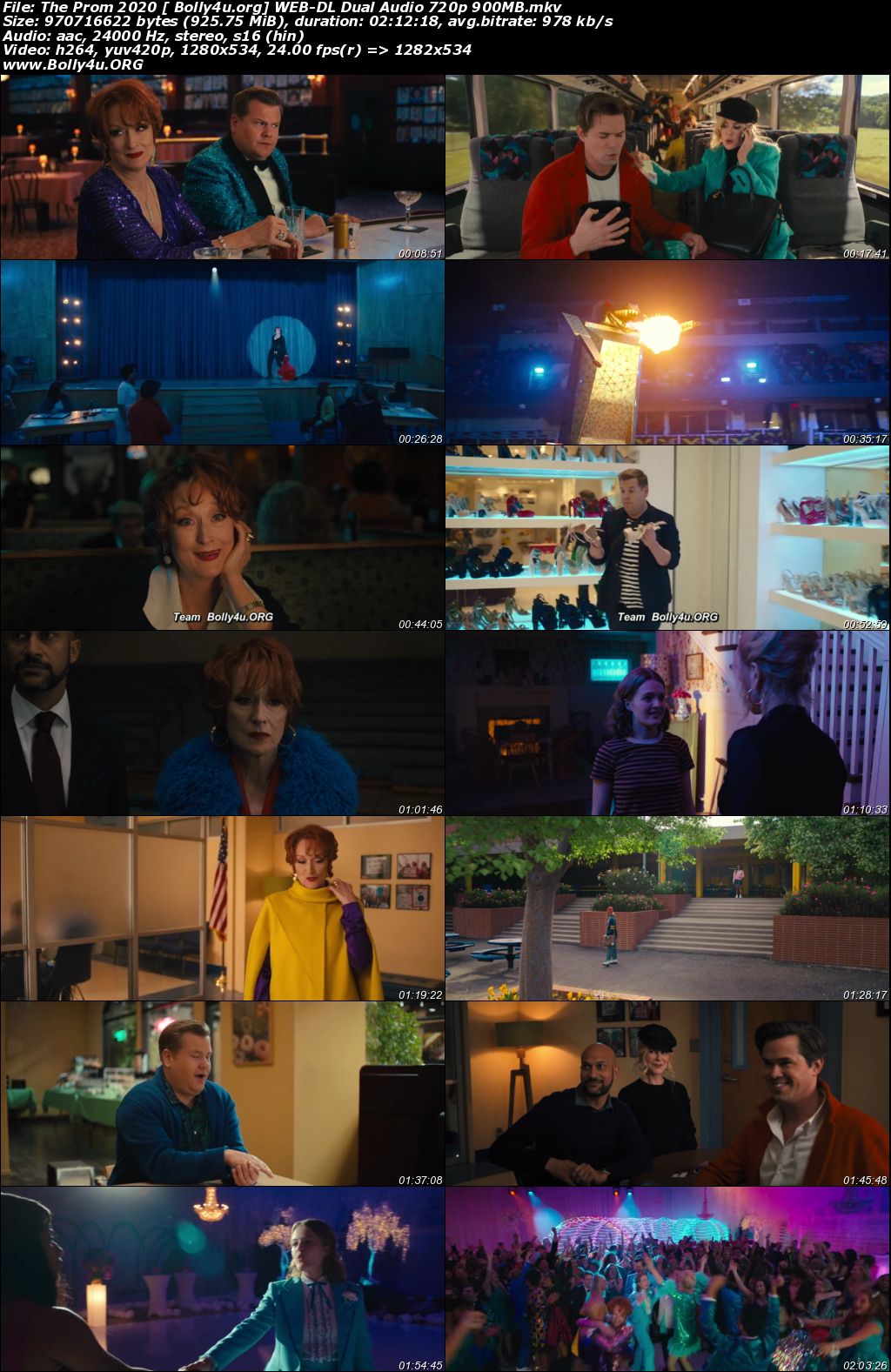 The Prom 2020 WEB-DL 400Mb Hindi Dual Audio 480p Download