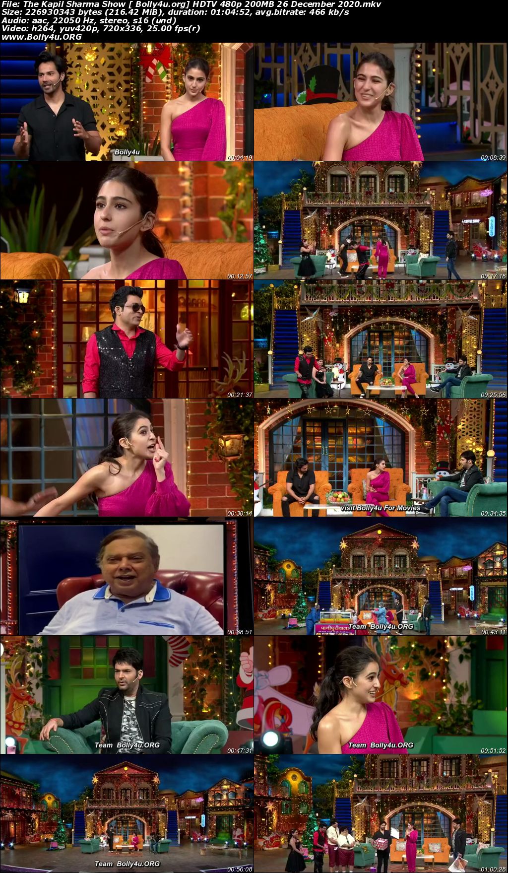 The Kapil Sharma Show HDTV 480p 200MB 26 December 2020 Download
