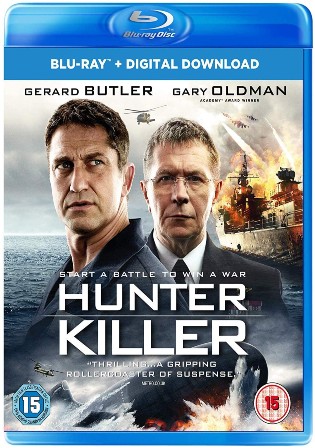 Hunter Killer 2018 BluRay 400MB Hindi Dual Audi ORG 480p Watch Online Full Movie Download bolly4u