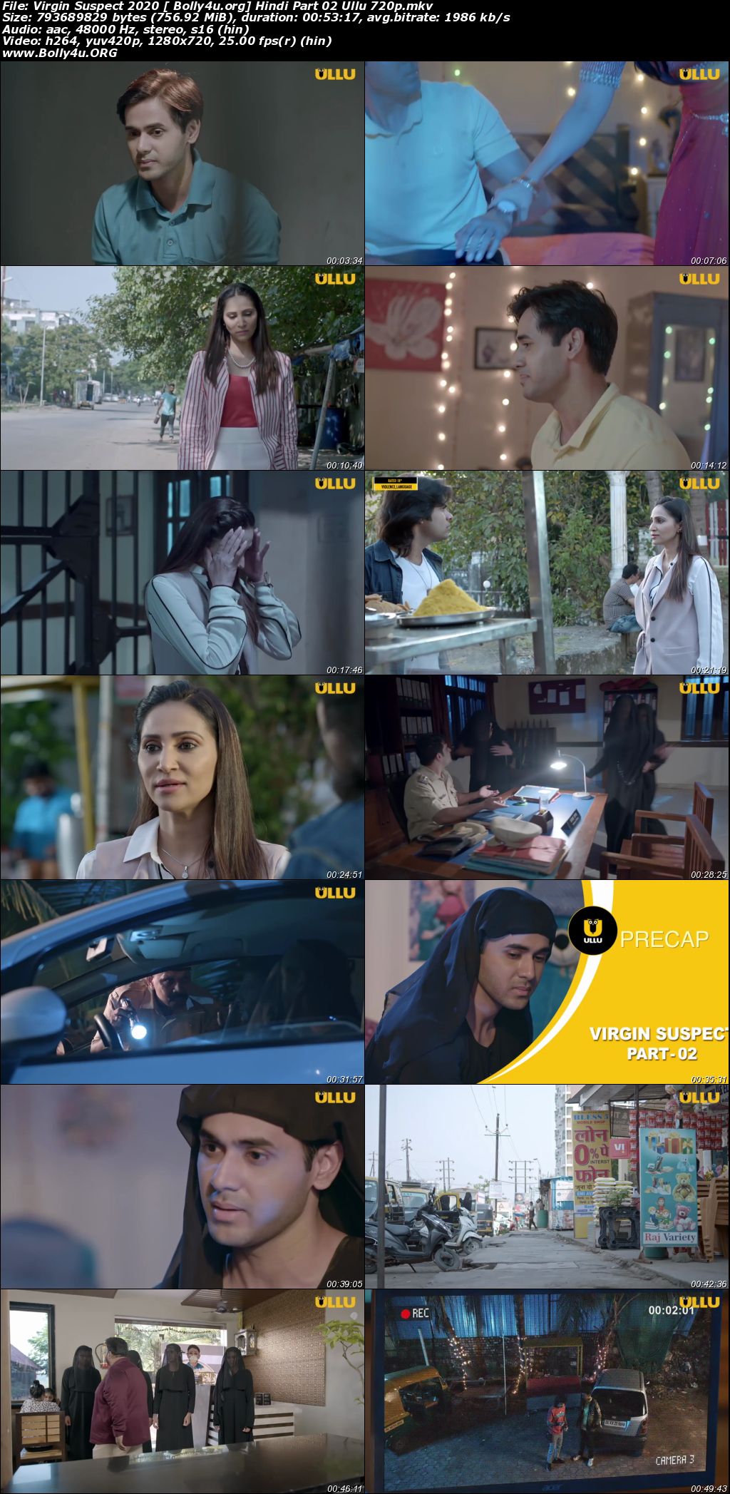 Virgin Suspect 2020 WEB-DL 750MB Hindi Part 02 ULLU 720p Download