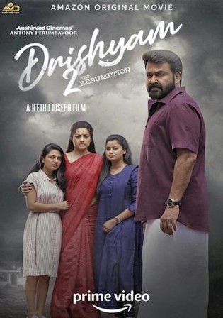 Drishyam 2 2021 WEB-DL 450MB Malayalam 480p ESubs Watch Online Full Movie Download