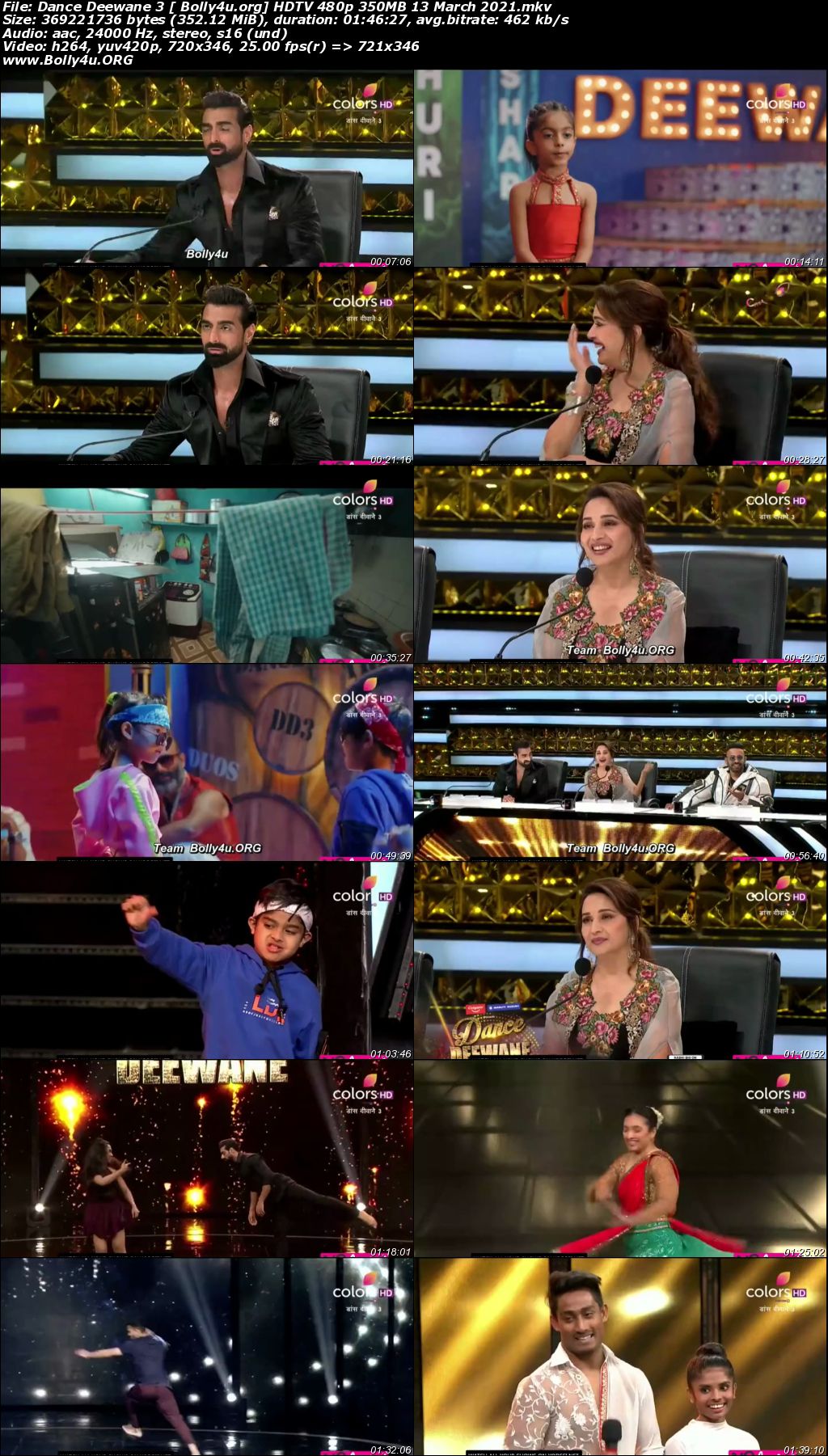 Dance Deewane 3 HDTV 480p 350MB 13 March 2021 Download