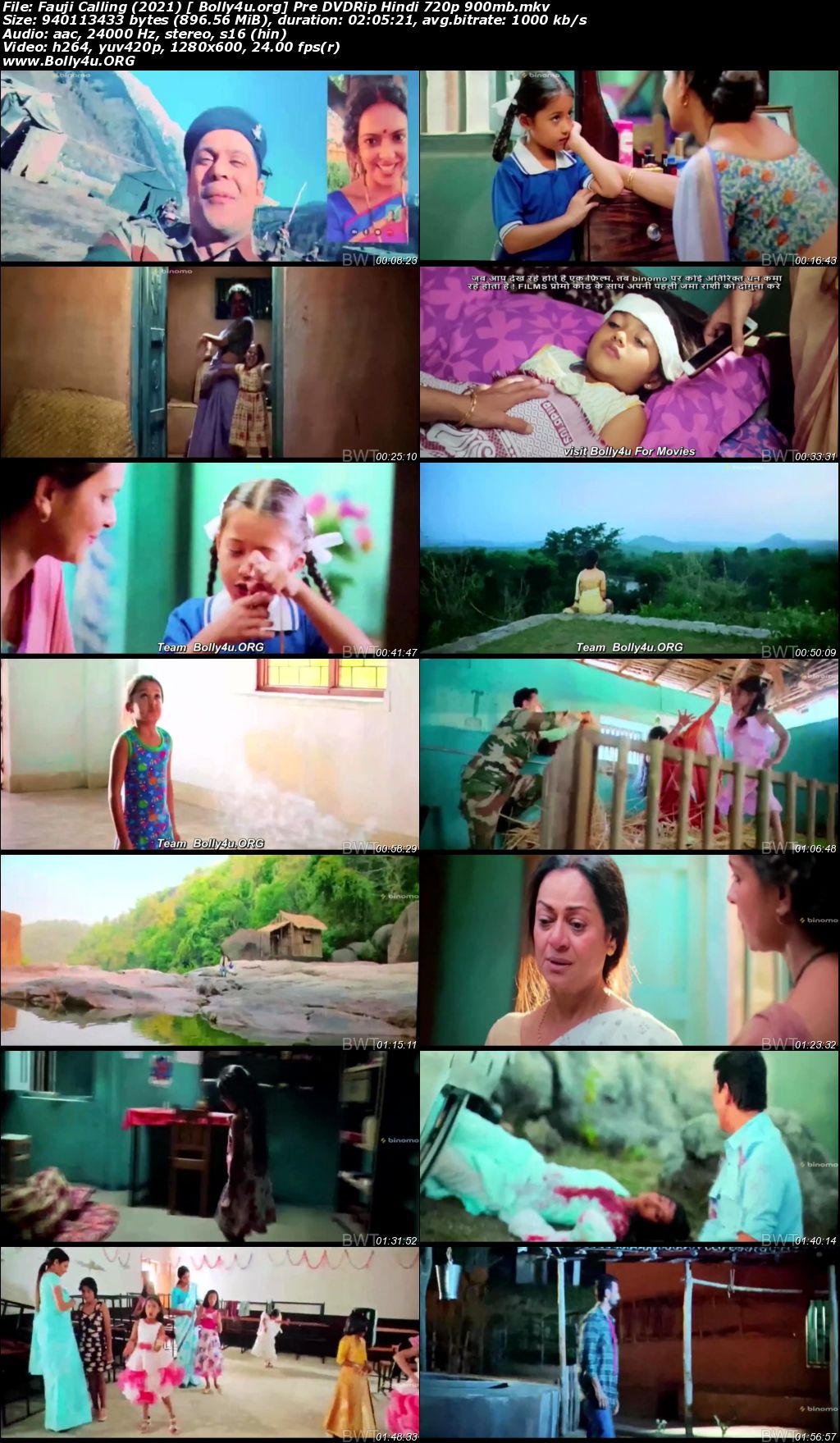 Fauji Calling 2021 Pre DVDRip 900Mb Hindi Movie Download 720p