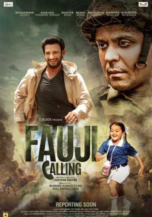 Fauji Calling 2021 Pre DVDRip 350Mb Hindi Movie Download 480p Watch Online Free bolly4u