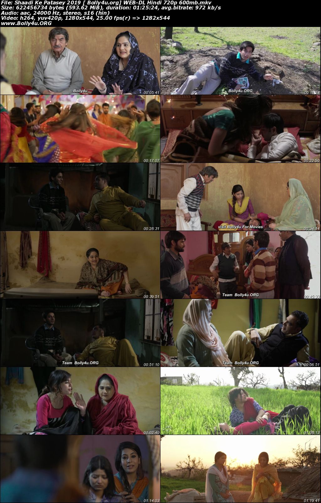 Shaadi Ke Patasey 2019 WEB-DL 600Mb Hindi Movie Download 720p