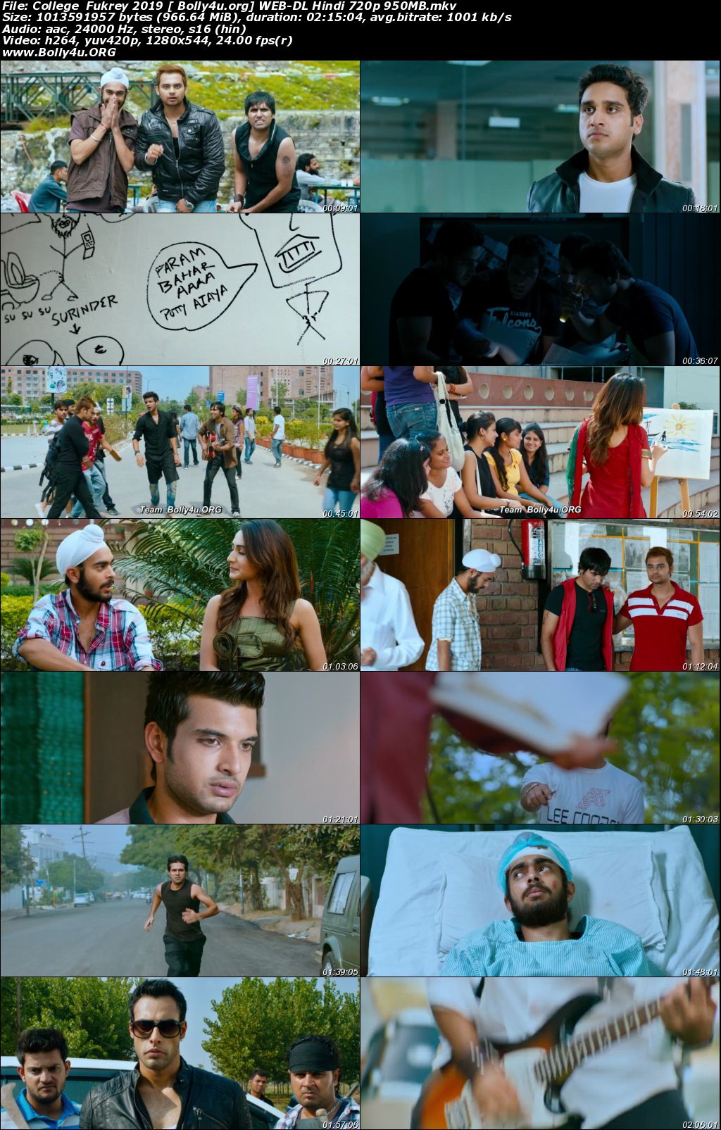 College Fukrey 2019 WEB-DL 400Mb Hindi Movie Download 480p