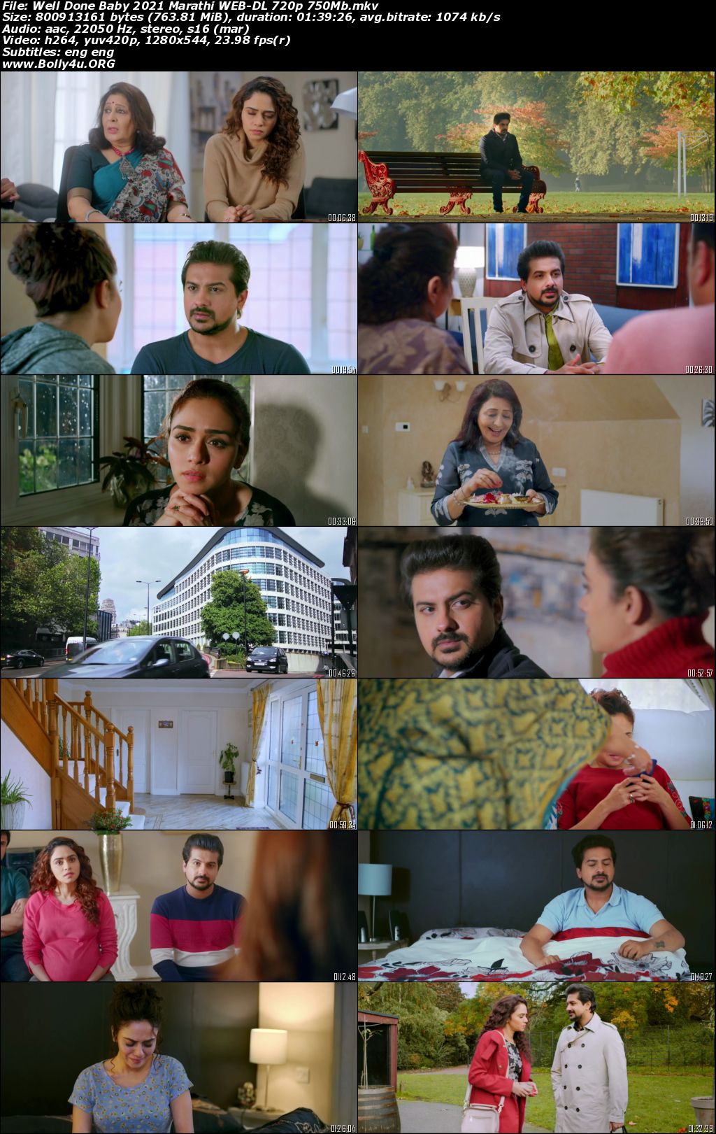 Well Done Baby 2021 WEB-DL 750MB Marathi 720p Download