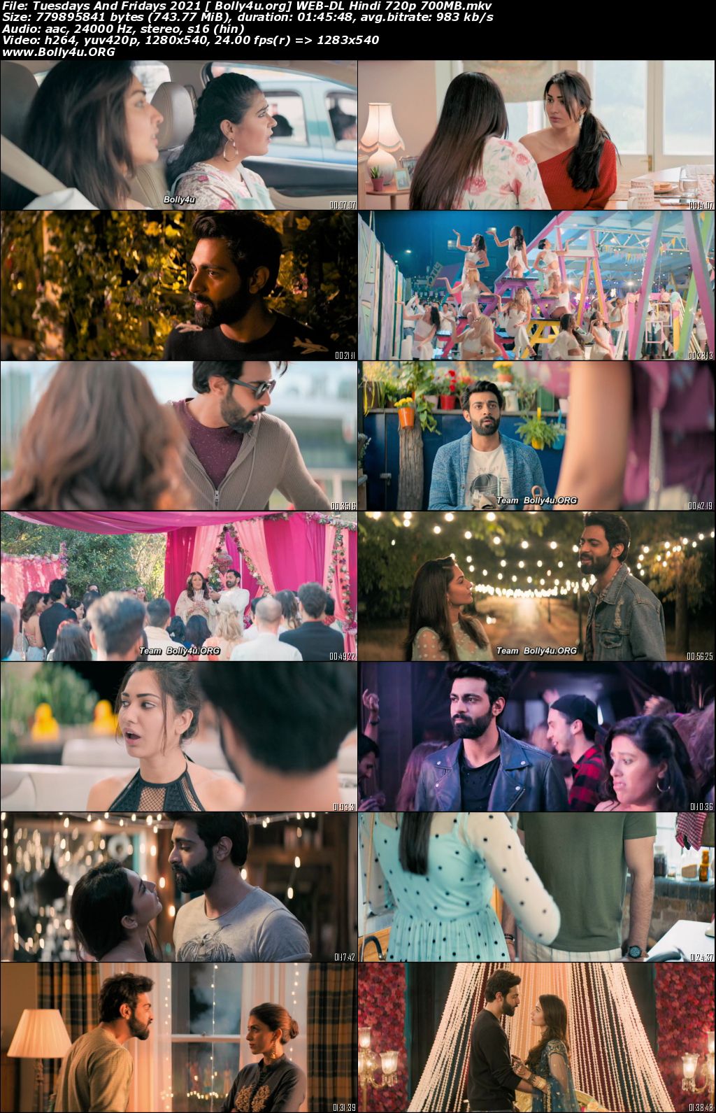 Tuesdays And Fridays 2021 WEB-DL 700Mb Hindi Movie Download 720p