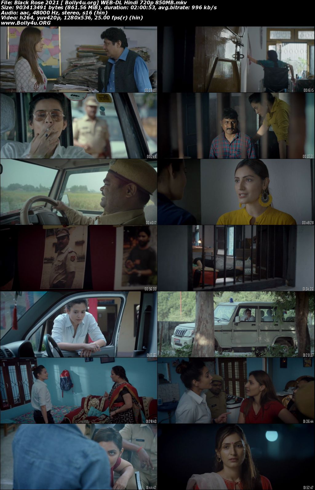 Black Rose 2021 WEB-DL 350Mb Hindi Movie Download 480p