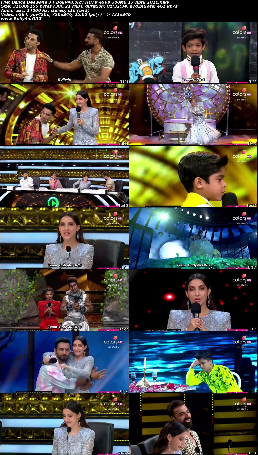 Dance Deewane 3 HDTV 480p 300MB 17 April 2021 Download