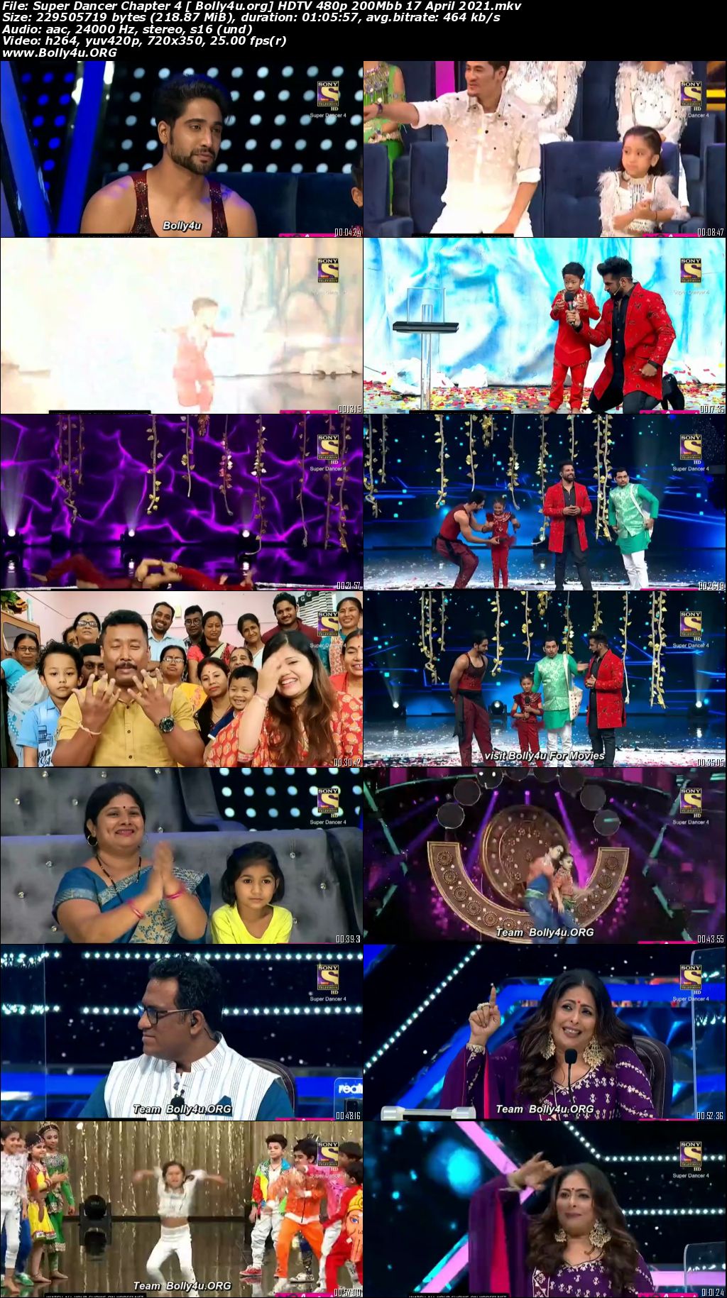 Super Dancer Chapter 4 HDTV 480p 200Mb 17 April 2021 Download