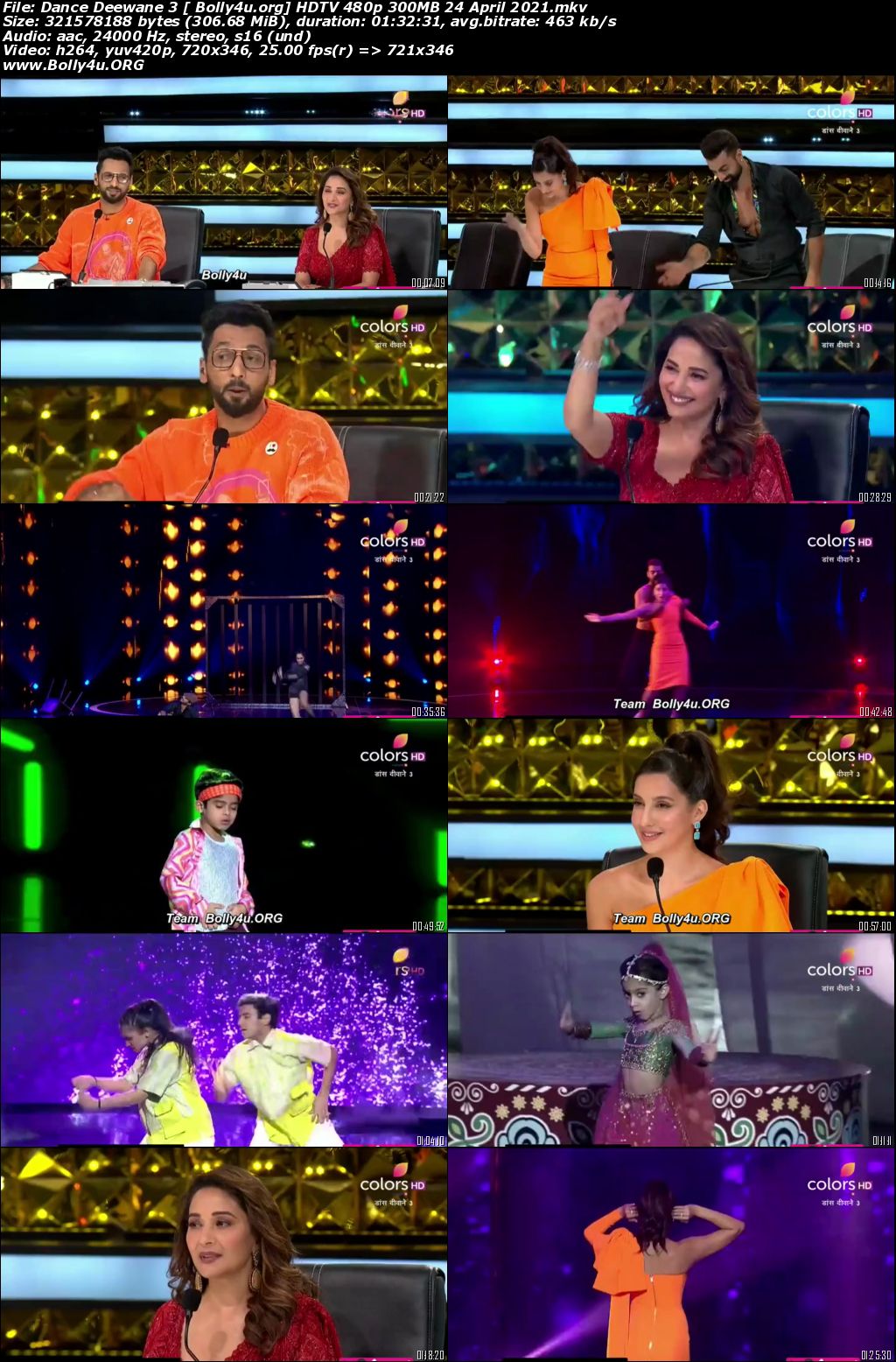 Dance Deewane 3 HDTV 480p 300MB 24 April 2021 Download