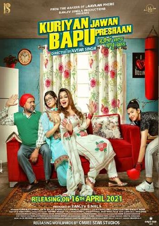 Kuriya Jawan Bapu Preshaan 2021 WEB-DL 350Mb Punjabi 480p Watch Online Full Movie Download bolly4u