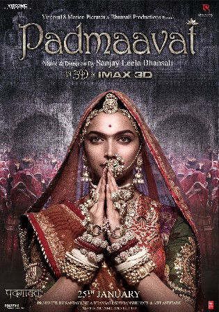Padmaavat 2018 WEB-DL 500MB Hindi Movie Download 480p Watch Online Free bolly4u