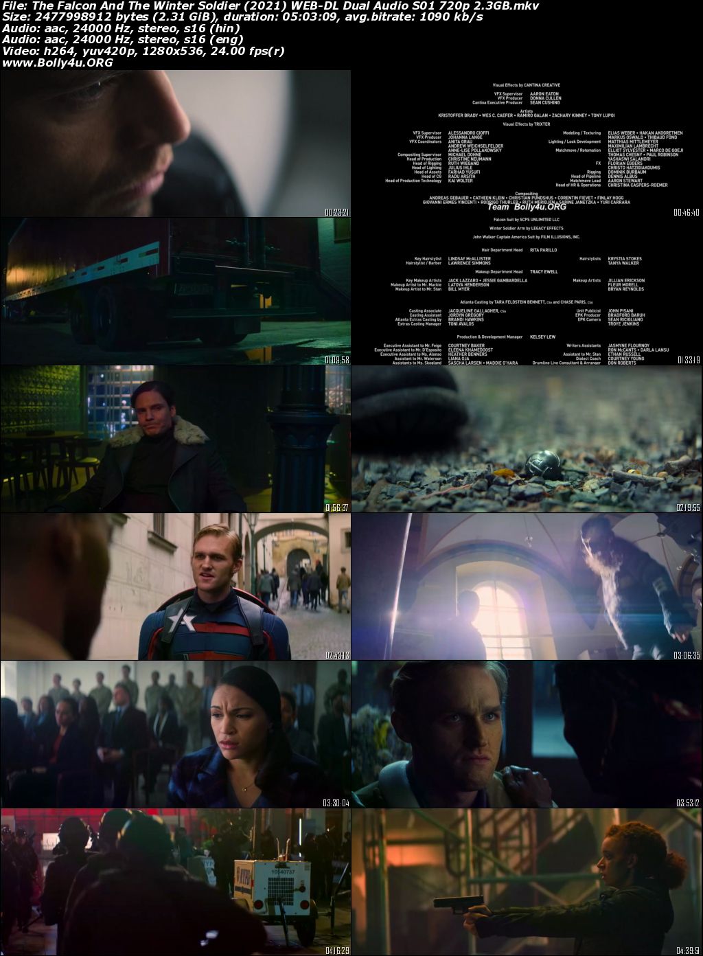 The Falcon And The Winter Soldier 2021 WEB-DL 2.3Gb Hindi Dual Audio S01 Download 720p