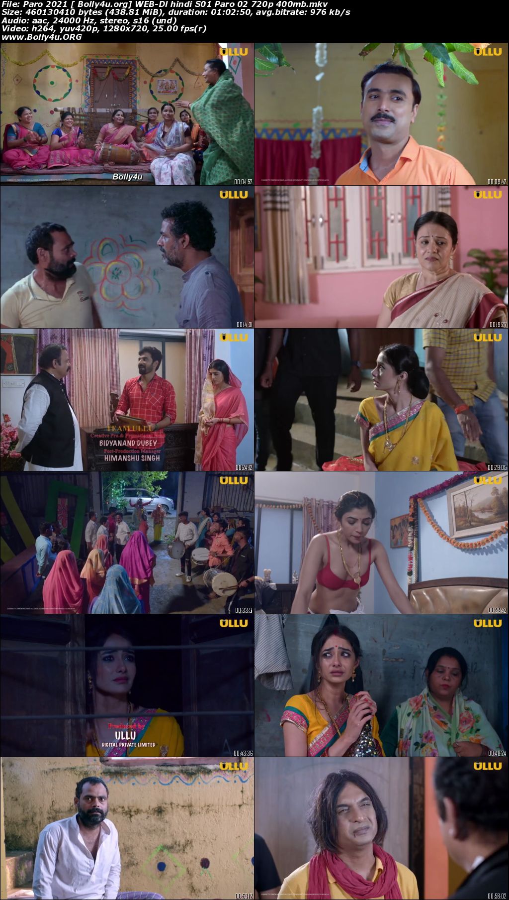 Paro 2021 WEB-DL 400Mb Hindi ULLU S02 Part 02 720p Download