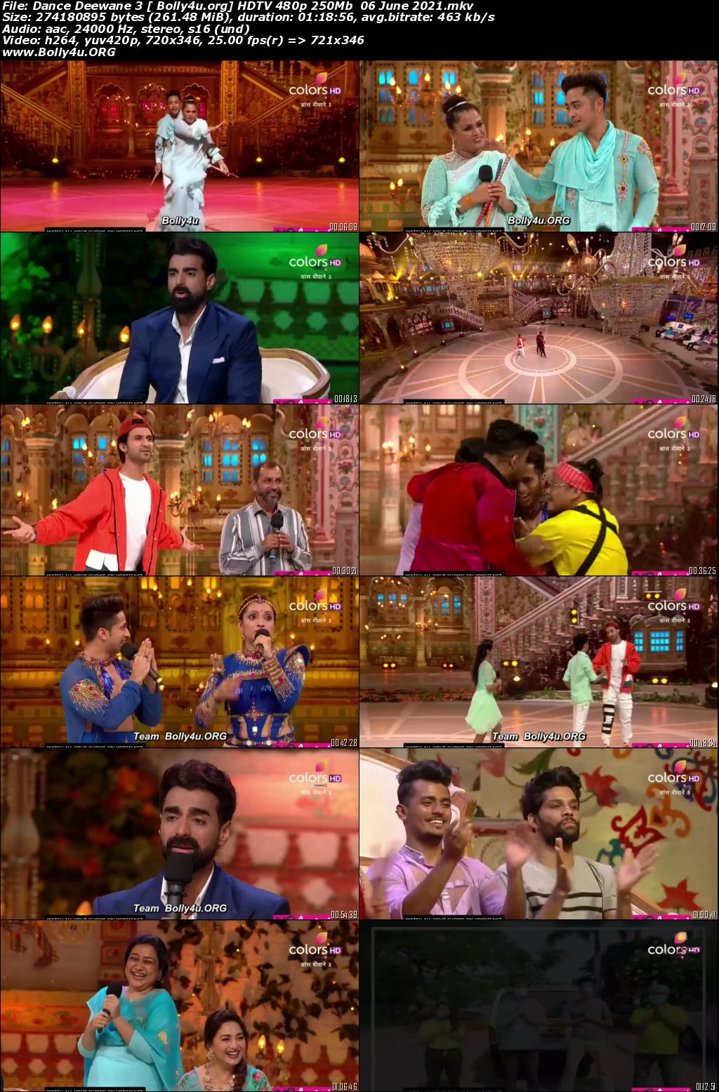 Dance Deewane 3 HDTV 480p 250Mb 06 June 2021 Download