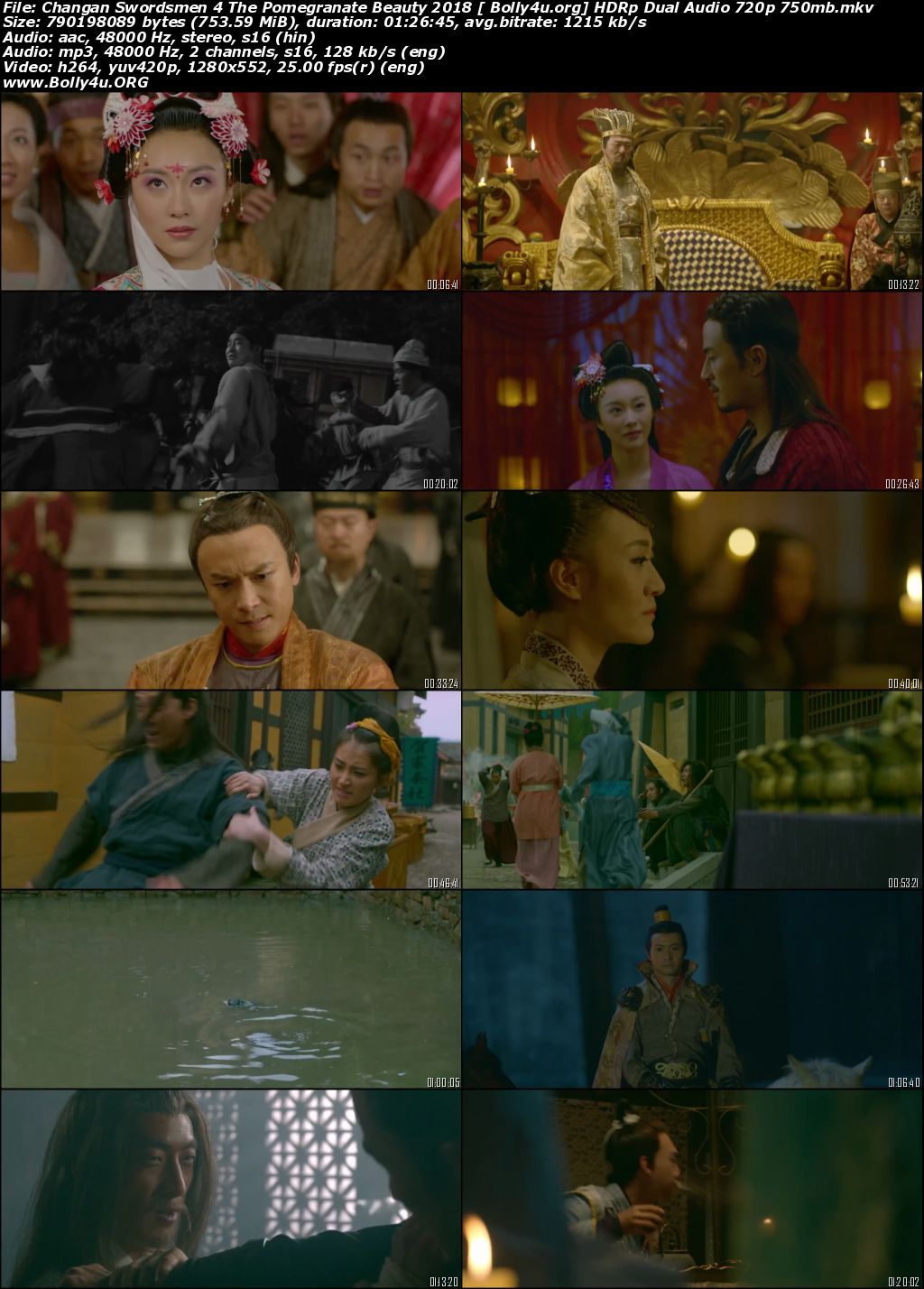 Changan Swordsmen 4 The Pomegranate Beauty 2018 HDRip 850Mb Hindi Dual Audio 720p Download