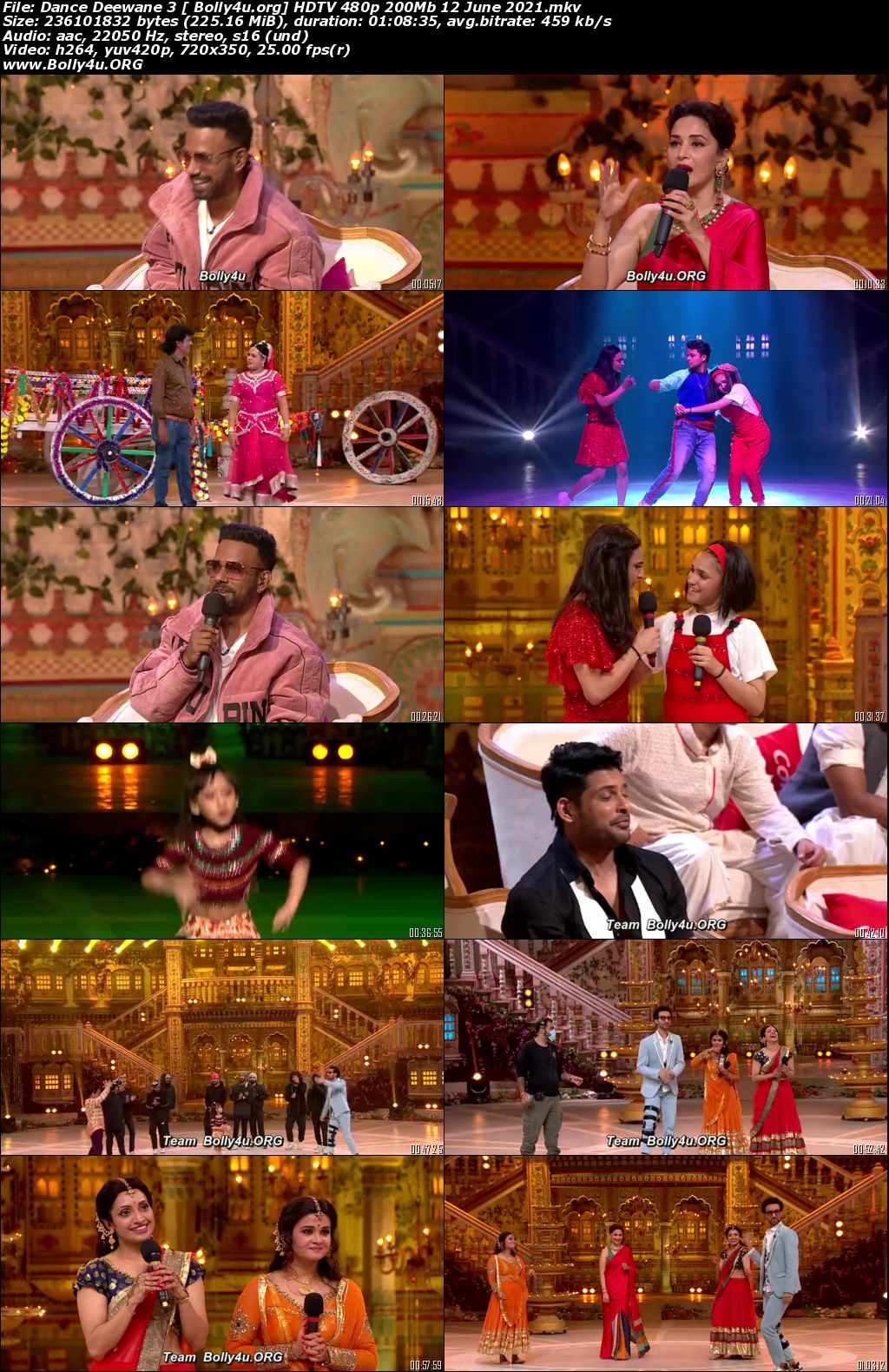 Dance Deewane 3 HDTV 480p 200Mb 12 June 2021 Download