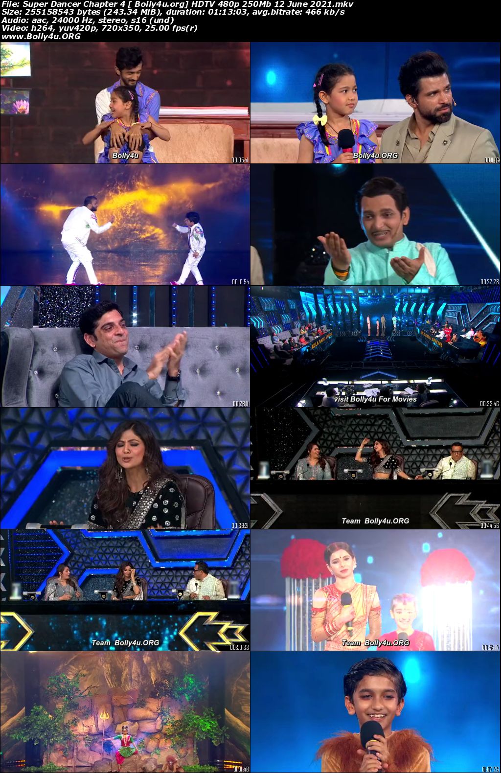 Super Dancer Chapter 4 HDTV 480p 250Mb 12 June 2021 Download