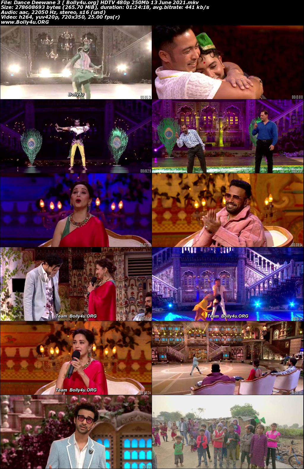 Dance Deewane 3 HDTV 480p 250Mb 13 June 2021 Download