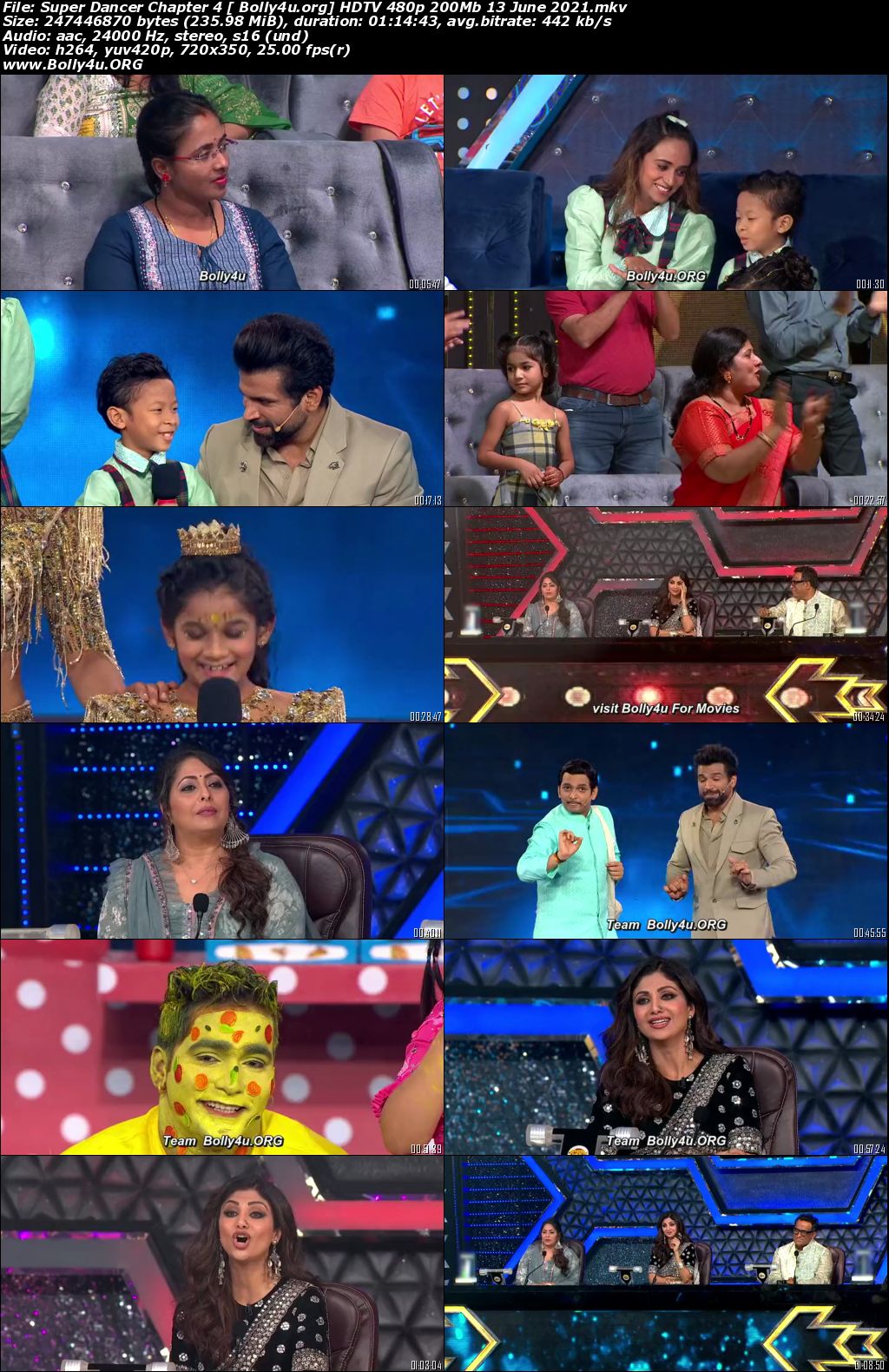 Super Dancer Chapter 4 HDTV 480p 200Mb 13 June 2021 Download