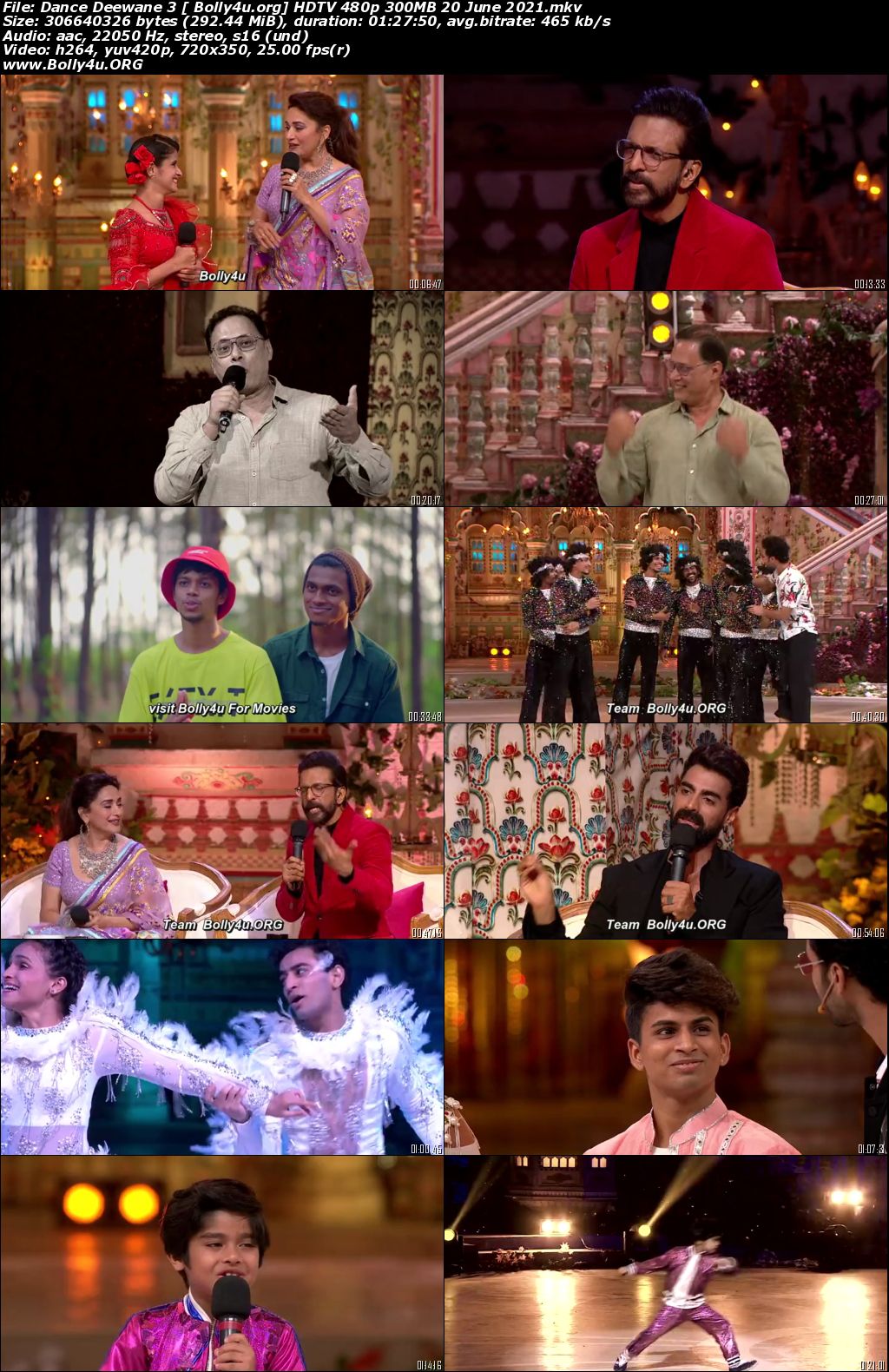 Dance Deewane 3 HDTV 480p 300MB 20 June 2021 Download