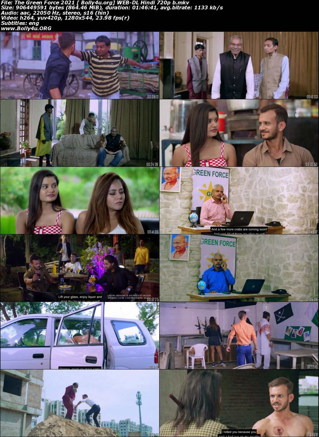 The Green Force 2021 WEB-DL 300Mb Hindi Movie Download 480p