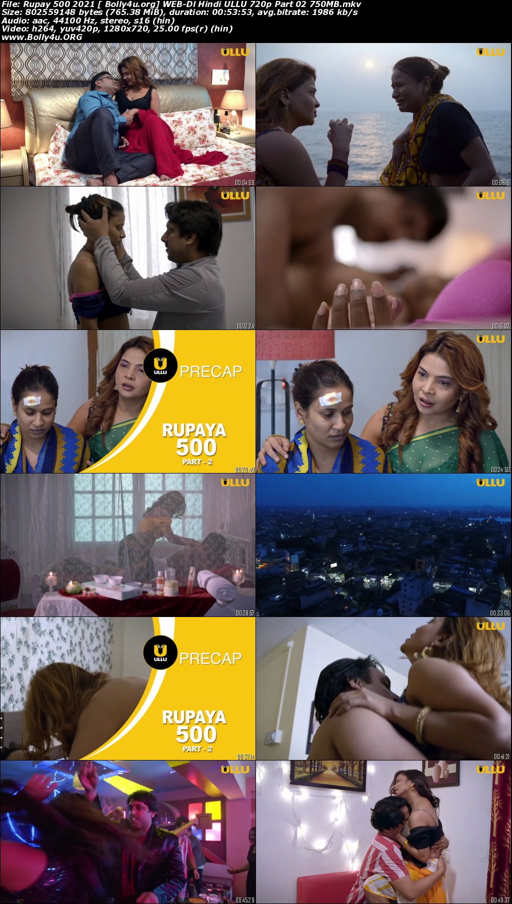 Rupay 500 2021 WEB-DL 750Mb Hindi Part 02 ULLU 720p Download