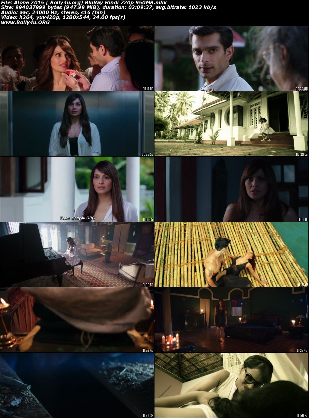 Alone 2015 BluRay 950Mb Hindi Movie Download 720p