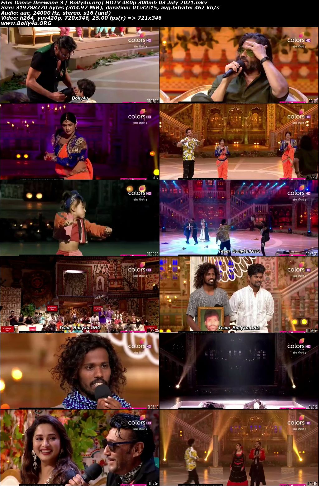 Dance Deewane 3 HDTV 480p 300mb 03 July 2021 Download