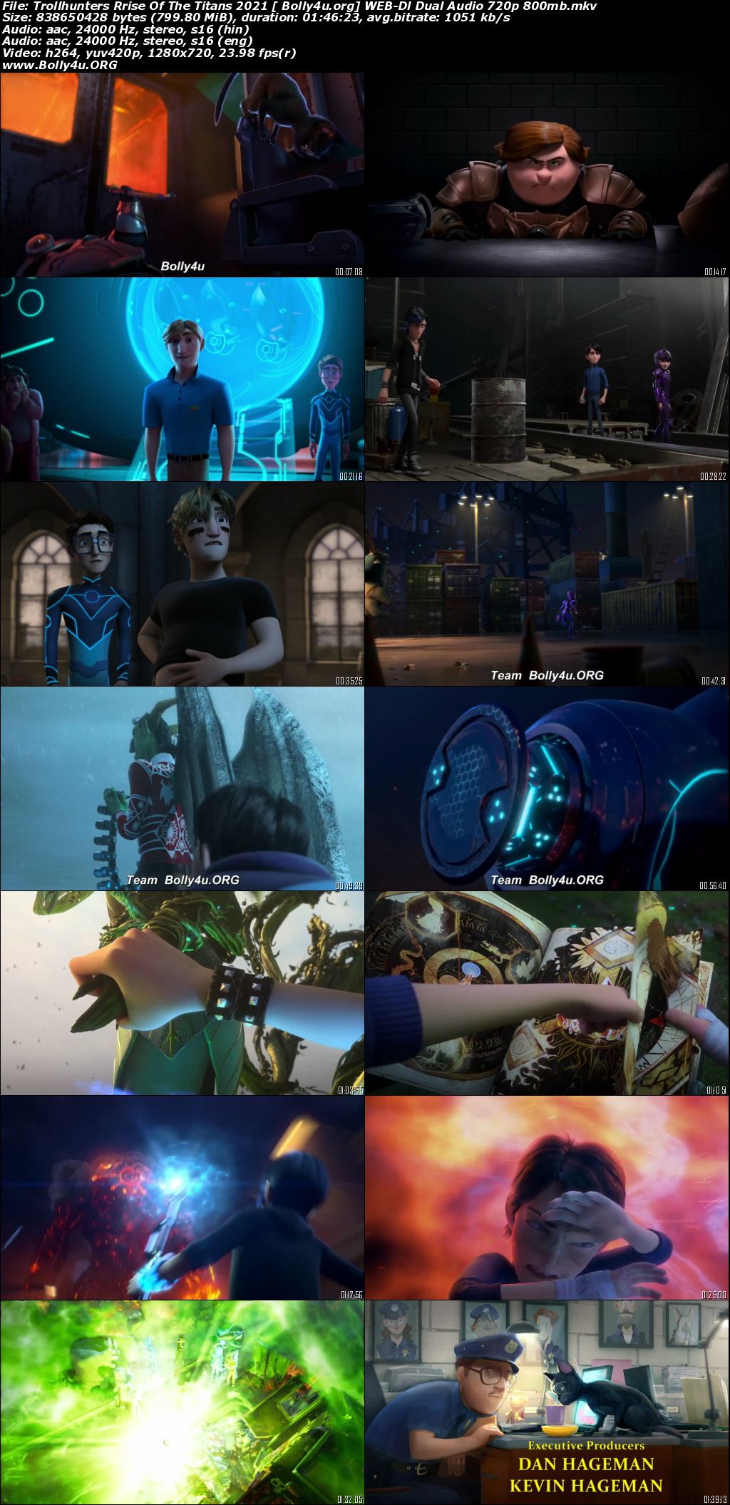 Trollhunters Rrise Of The Titans 2021 WEB-DL 800Mb Hindi Dual Audio ORG 720p Download